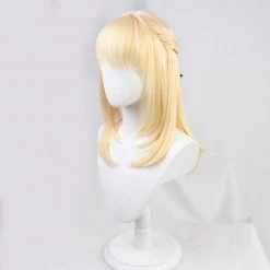 Gold 45cm Virtual YouTuber Shiranui Flare Cosplay Wig 7 Gold 45cm Virtual YouTuber Shiranui Flare Cosplay Wig -Cosplay Shopper Store COS 030 01 219 1