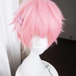 Pink 30cm Tsukiuta. The Animation Cosplay Wig