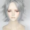 Grey 35cm My Hero Academia Tetsutetsu Tetsutetsu Real Steel Cosplay Wig -Cosplay Shopper Store COS 030 01 68