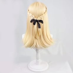 Gold 45cm Virtual YouTuber Shiranui Flare Cosplay Wig 9 Gold 45cm Virtual YouTuber Shiranui Flare Cosplay Wig -Cosplay Shopper Store COS 030 03 126