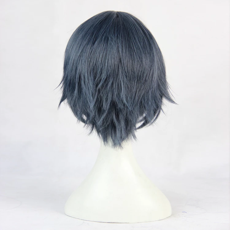Blue 35cm Ranpo Kitan: Game Of Laplace Kobayashi Cosplay Wig 5 Blue 35cm Ranpo Kitan: Game Of Laplace Kobayashi Cosplay Wig - Image 3