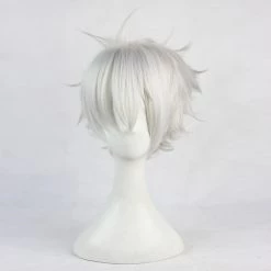 White 35cm Aoharu X Kikanjuu (Aoharu X Machinegun) Takatora Fujimoto Cosplay Wig