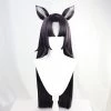 Dark Purple 100cm Arknights Saga Cosplay Wig 1 Dark Purple 100cm Arknights Saga Cosplay Wig -Cosplay Shopper Store COS 031 01 227