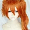 Orange 50cm My Hero Academia Itsuka Kendo Battle Fist Cosplay Wig -Cosplay Shopper Store COS 031 01 68