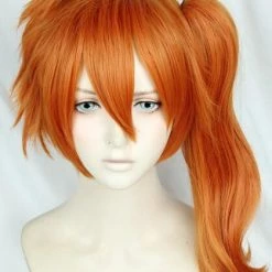 Orange 50cm My Hero Academia Itsuka Kendo Battle Fist Cosplay Wig