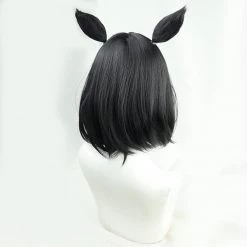 Black 35cm Uma Musume Pretty Derby Eishin Flash Cosplay Wig -Cosplay Shopper Store COS 031 03 141
