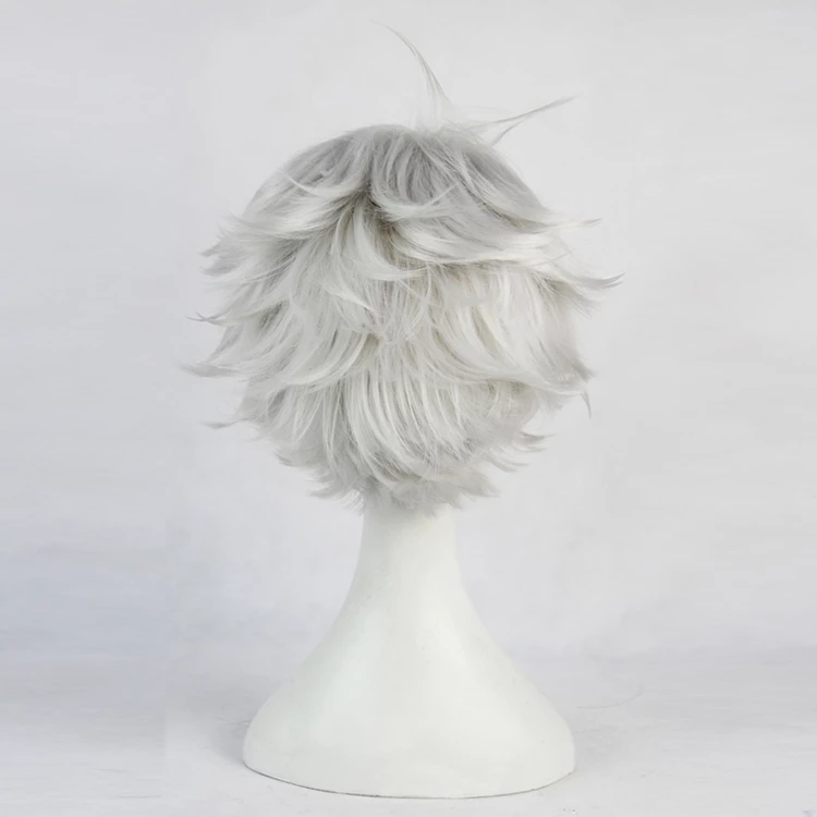 White 35cm Aoharu X Kikanjuu (Aoharu X Machinegun) Takatora Fujimoto Cosplay Wig 5 White 35cm Aoharu X Kikanjuu (Aoharu X Machinegun) Takatora Fujimoto Cosplay Wig - Image 3