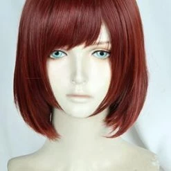 Red 30cm Kingdom Hearts III Kairi Cosplay Wig
