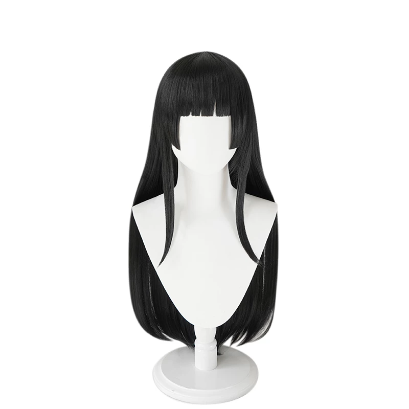 Black 70cm BanG Dream! Roselia Shirokane Rinko Cosplay Wig 3 Black 70cm BanG Dream! Roselia Shirokane Rinko Cosplay Wig