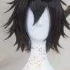 Black 30cm Bungo Stray Dogs Ranpo Edogawa Cosplay Wig 2 Black 30cm Bungo Stray Dogs Ranpo Edogawa Cosplay Wig -Cosplay Shopper Store COS 032 01 70