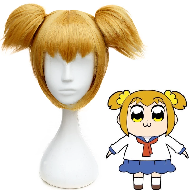 30cm Pop Team Epic Poptepipic Popuko Cosplay Wig 3 30cm Pop Team Epic Poptepipic Popuko Cosplay Wig