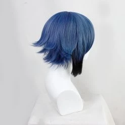 Blue And Black 35cm BNA: Brand New Animal Michiru Kagemori Cosplay Wig -Cosplay Shopper Store COS 032 02 130