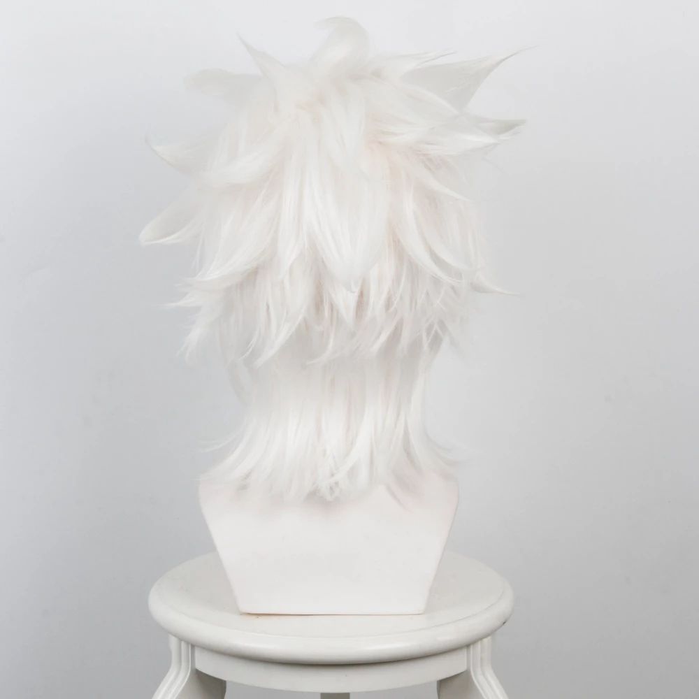 White 40cm Fate/Apocrypha Shirou Kotomine Cosplay Wig 5 White 40cm Fate/Apocrypha Shirou Kotomine Cosplay Wig - Image 3