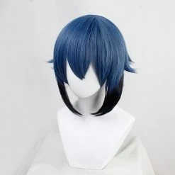 Blue And Black 35cm BNA: Brand New Animal Michiru Kagemori Cosplay Wig -Cosplay Shopper Store COS 032 03 98