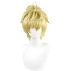 Blonde 30cm High-Rise Invasion Mayuko Nise Cosplay Wig