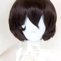 Brown 30cm Bungo Stray Dogs Osamu Dazai Cosplay Wig