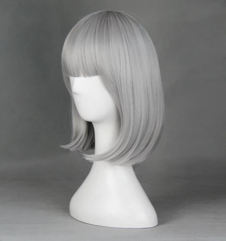 Silver 55cm Shimoneta: A Boring World Where The Concept Of Dirty Jokes Doesn't Exist Shimoseka Anna Nishikinomiya Cosplay Wig 4 Silver 55cm Shimoneta: A Boring World Where The Concept Of Dirty Jokes Doesn't Exist Shimoseka Anna Nishikinomiya Cosplay Wig - Image 2