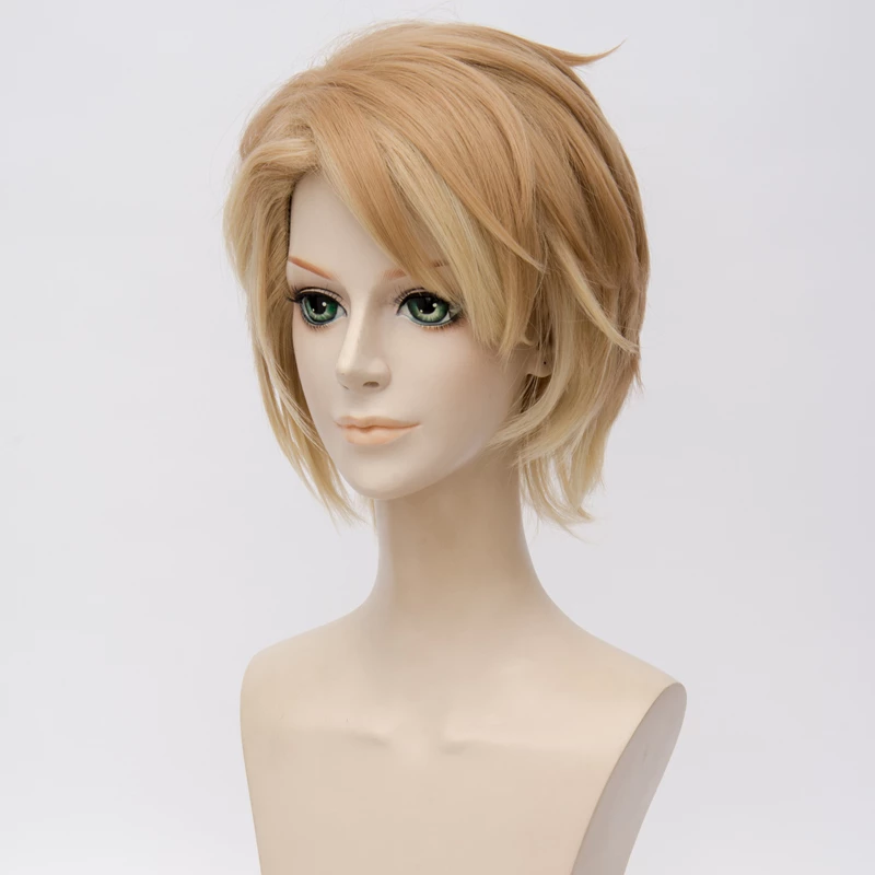 Brown 30cm A3! Act! Addict! Actors! Chigasaki Itaru Cosplay Wig 4 Brown 30cm A3! Act! Addict! Actors! Chigasaki Itaru Cosplay Wig - Image 2