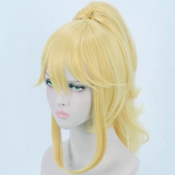 Gold 50cm Super Mario Princess Bowsette Cosplay Wig -Cosplay Shopper Store COS 033 02 94