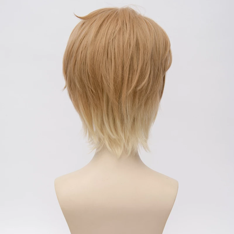 Brown 30cm A3! Act! Addict! Actors! Chigasaki Itaru Cosplay Wig 5 Brown 30cm A3! Act! Addict! Actors! Chigasaki Itaru Cosplay Wig - Image 3