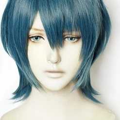 Green 30cm Fire Emblem: Three Houses Byleth Male Cosplay Wig