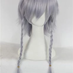Grey 50cm Touhou Project Sakuya Izayoi Cosplay Wig