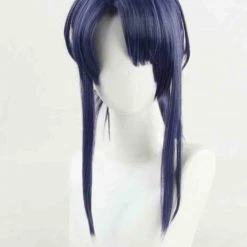Blue 60cm Virtual YouTuber Nagao Kei Cosplay Wig