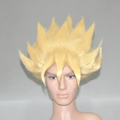Gold 30cm Dragon Ball Goku Cosplay Wig