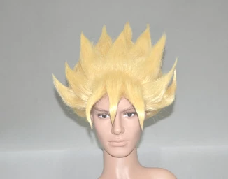 Gold 30cm Dragon Ball Goku Cosplay Wig 3 Gold 30cm Dragon Ball Goku Cosplay Wig