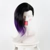 Black Purple 45cm Overwatch Sombra Cosplay Wig -Cosplay Shopper Store COS 035 01 29