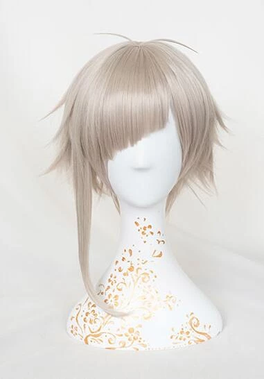 Grey 35cm Bungo Stray Dogs Atsushi Nakajima Cosplay Wig 3 Grey 35cm Bungo Stray Dogs Atsushi Nakajima Cosplay Wig