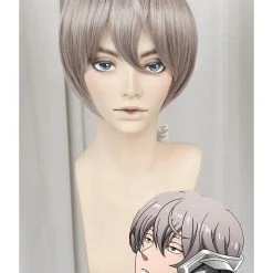 Grey 30cm Juni Taisen Nezumi Tsugiyoshi Sumino Cosplay Wig