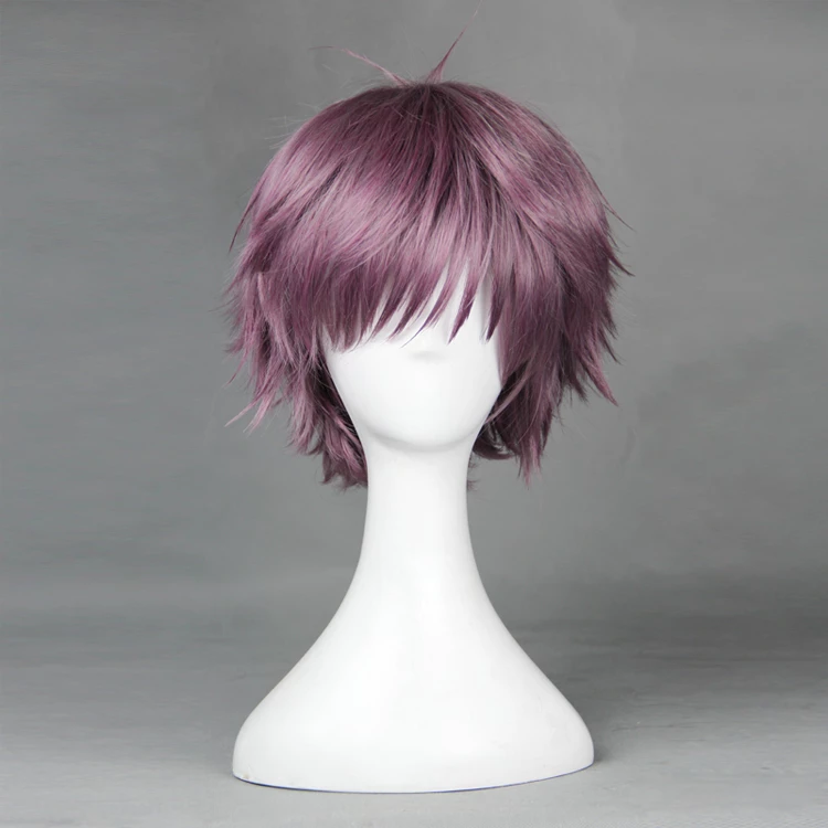 Purple 35cm Ranpo Kitan: Game Of Laplace Hashiba Cosplay Wig 3 Purple 35cm Ranpo Kitan: Game Of Laplace Hashiba Cosplay Wig