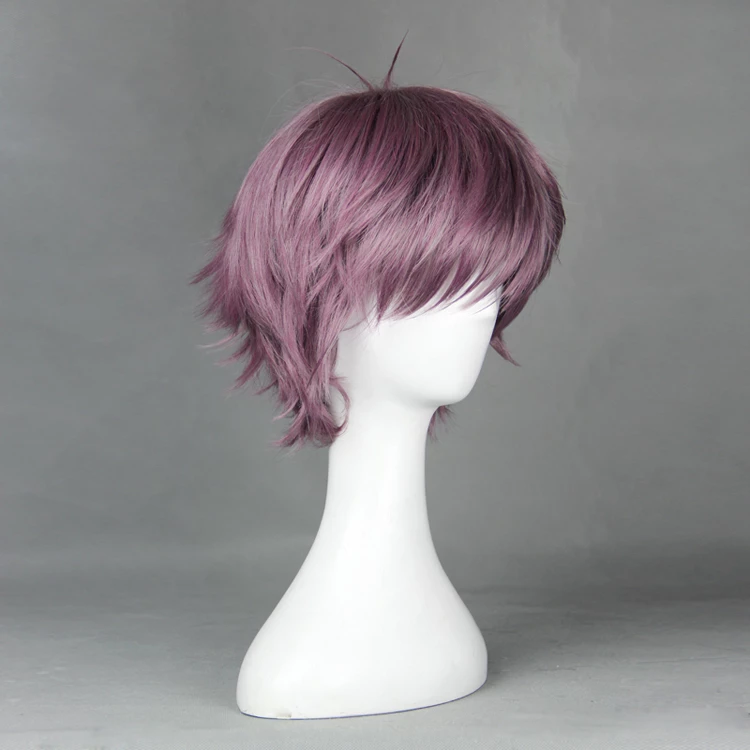 Purple 35cm Ranpo Kitan: Game Of Laplace Hashiba Cosplay Wig 4 Purple 35cm Ranpo Kitan: Game Of Laplace Hashiba Cosplay Wig - Image 2