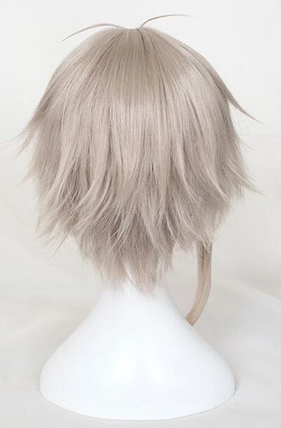 Grey 35cm Bungo Stray Dogs Atsushi Nakajima Cosplay Wig 4 Grey 35cm Bungo Stray Dogs Atsushi Nakajima Cosplay Wig - Image 2