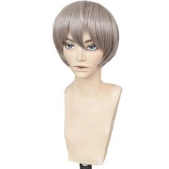 Grey 30cm Juni Taisen Nezumi Tsugiyoshi Sumino Cosplay Wig -Cosplay Shopper Store COS 035 02 48