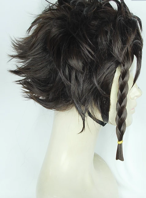 Brown 30cm Fire Emblem: Three Houses Claude Cosplay Wig 5 Brown 30cm Fire Emblem: Three Houses Claude Cosplay Wig - Image 3