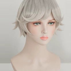 Gray 50cm Identity V Joseph Desaulniers Photographer Cosplay Wig -Cosplay Shopper Store COS 035 04 61