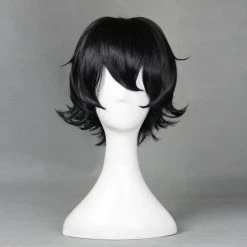 Black 30cm Ranpo Kitan: Game Of Laplace Akechi Cosplay Wig