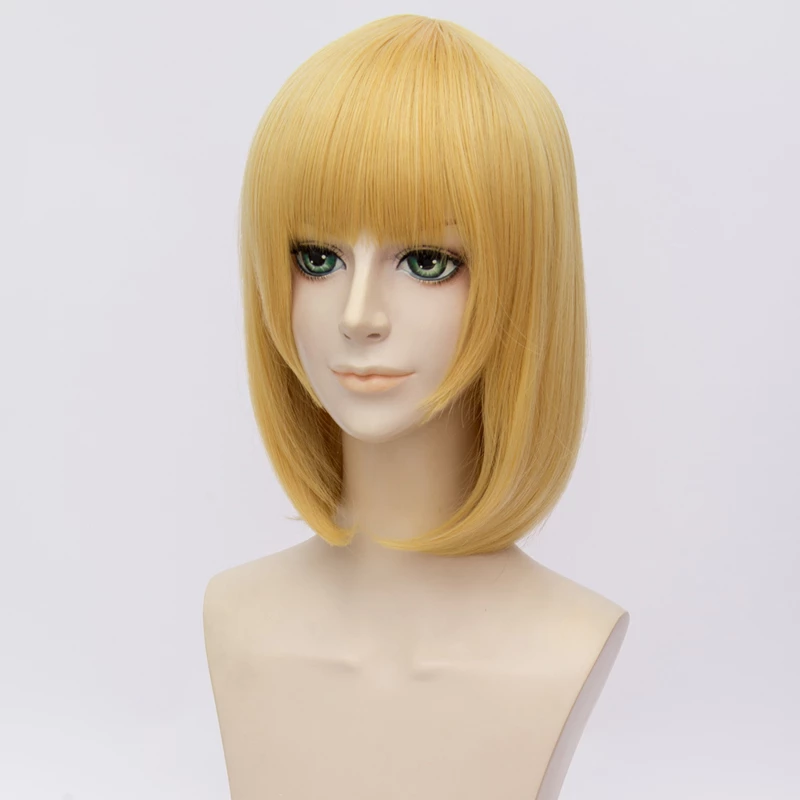 Yellow 30cm Akashic Records Of Bastard Magic Instructor Rumia Tingel Cosplay Wig 4 Yellow 30cm Akashic Records Of Bastard Magic Instructor Rumia Tingel Cosplay Wig - Image 2