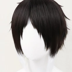 Black And White 30cm Bungo Stray Dogs Ryunosuke Akutagawa Cosplay Wig 7 Black And White 30cm Bungo Stray Dogs Ryunosuke Akutagawa Cosplay Wig -Cosplay Shopper Store COS 036 02 77