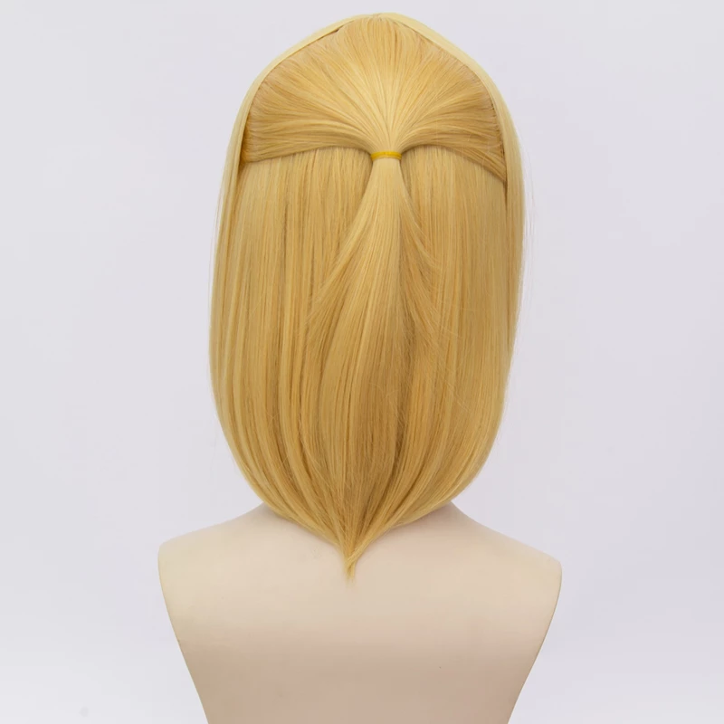 Yellow 30cm Akashic Records Of Bastard Magic Instructor Rumia Tingel Cosplay Wig 5 Yellow 30cm Akashic Records Of Bastard Magic Instructor Rumia Tingel Cosplay Wig - Image 3