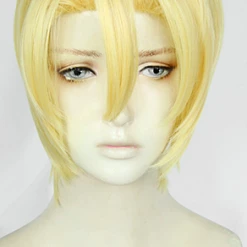 Gold 30cm Fire Emblem: Three Dimitri Cosplay Wig