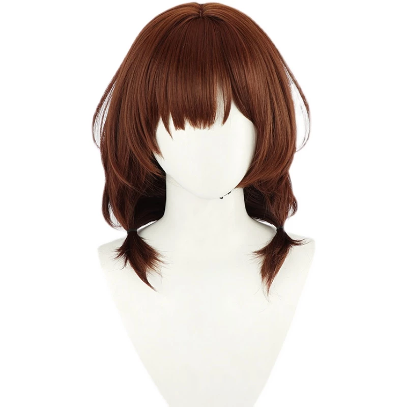 Brown 45cm Virtual YouTuber Nanami Donda Cosplay Wig 3 Brown 45cm Virtual YouTuber Nanami Donda Cosplay Wig