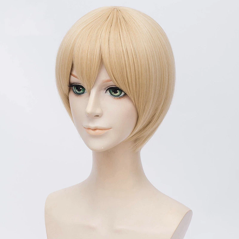 Blonde 30cm Detective Conan Case Closed Toru Amuro Cosplay Wig 3 Blonde 30cm Detective Conan Case Closed Toru Amuro Cosplay Wig