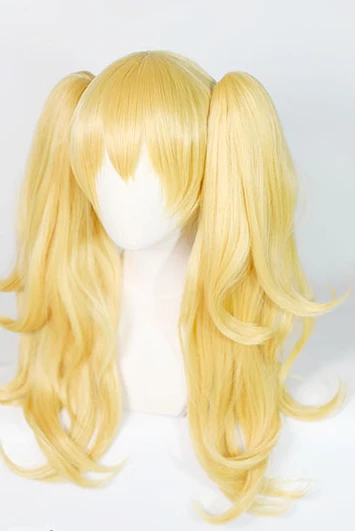 Gold 55cm Princess Connect! Re:Dive Monika Cosplay Wig 5 Gold 55cm Princess Connect! Re:Dive Monika Cosplay Wig - Image 3