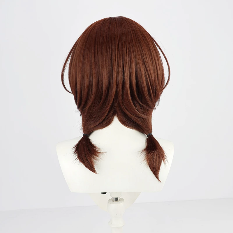 Brown 45cm Virtual YouTuber Nanami Donda Cosplay Wig 6 Brown 45cm Virtual YouTuber Nanami Donda Cosplay Wig - Image 4