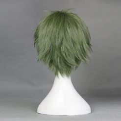 Green 30cm Aoharu X Kikanjuu (Aoharu X Machinegun) Nagamasa Midori Cosplay Wig -Cosplay Shopper Store COS 037 03 2