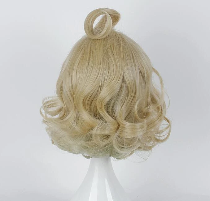 Gold 35cm SINoALICE Pinocchio Cosplay Wig 5 Gold 35cm SINoALICE Pinocchio Cosplay Wig - Image 3