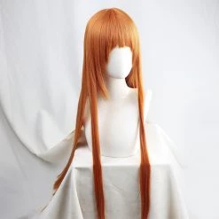 Orange 100cm Arknights Bagpipe Cosplay Wig
